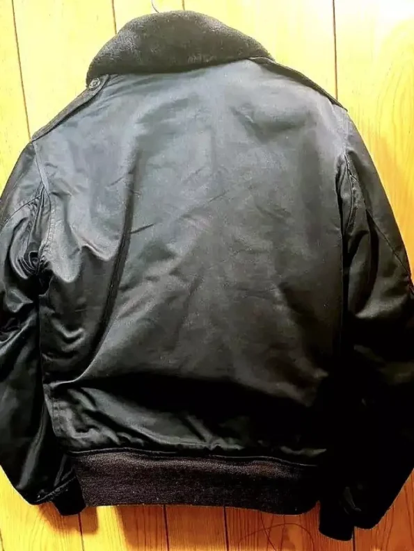 Good Buzz Rickson's Authentic B-10 Black Leather Flight Jacket.