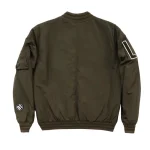 Guess Ma-1 Green Bomber Jacket With Patches