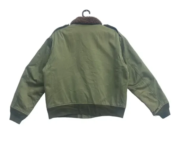 Houston Us Army Air Force B 10 Green And Brown Bomber Jacket.