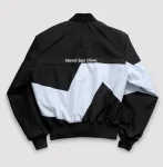 Hyundai Ma-1 Black And Light Blue Bomber Flight Jacket