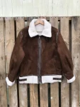 Ingni Japanese Brand B-3 Style Brown Reversible Jacket