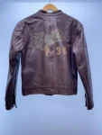 J.A.DUBOW B-2 Navy Blue Leather Flight Jacket