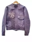 J.A.DUBOW B-2 Navy Blue Leather Flight Jacket