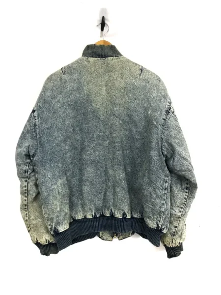 Ma-1 North Bound Express Vietnam War Denim Bomber Jacket.