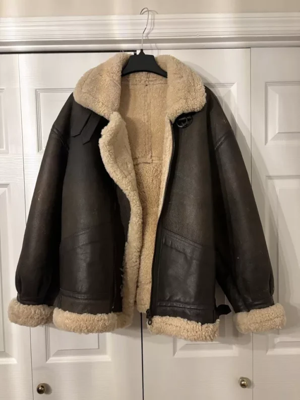 Memphis Belle Signed Pilot B-17 Robert Morgan Black Bomber Jacket.