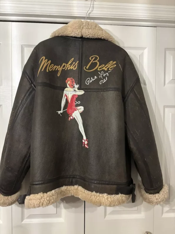 Memphis Belle Signed Pilot B-17 Robert Morgan Black Bomber Jacket