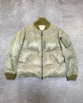 Military Ma-1 Reversible Puffer Bomber Jacket