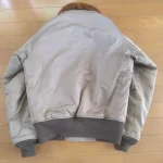 Old Real McCoy’s B-10 Silver Flight Bomber Jacket