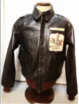On The Way Up A-2 Brown Leather Flight Jacket