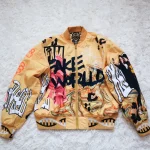 P.a.m Perks And Mini Men's Ma-1 Yellow Reversible Flight Jacket