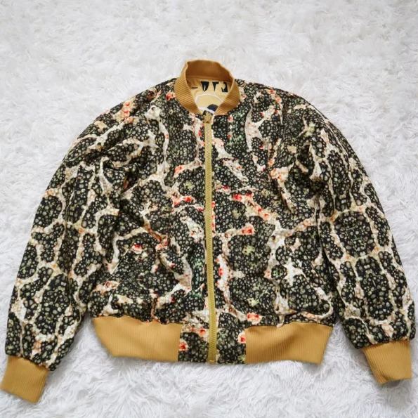 P.a.m Perks And Mini Men's Ma-1 Yellow Reversible Jacket