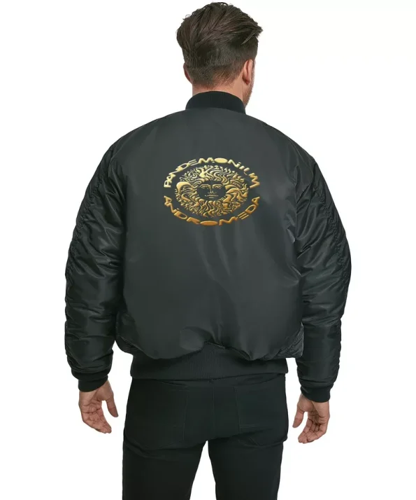 Pandemonium Ma-1 Bomber Logo Embroidered Jacket