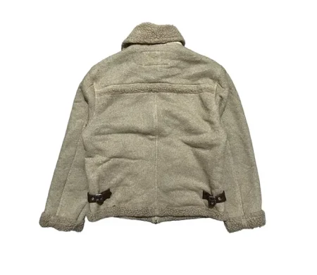Penfield Usa Women B-3 Cream Flight Jacket.