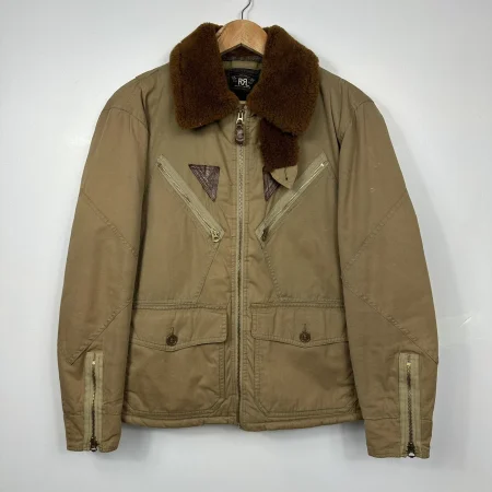 Ralph Lauren A-2 Shearling Flight Military Jacket