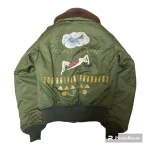 Real McCoy's B-15 Green Cotton Tempest Turner Flight Jacket