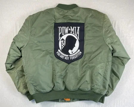 Rothco Military Pow Mia Ma-1 Reversible Bomber Flight Jacket