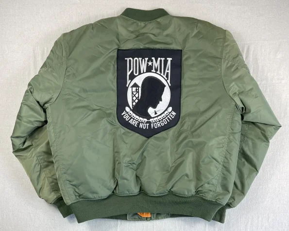 Rothco Military Pow Mia Ma-1 Reversible Bomber Flight Jacket