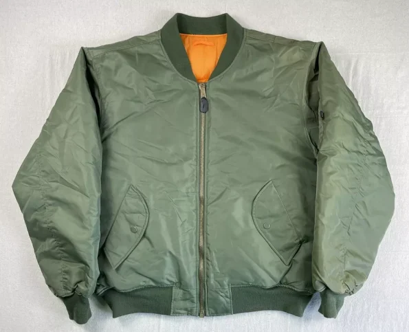Rothco Military Pow Mia Ma-1 Reversible Bomber Flight Jacket.