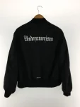 SS22 Patchwork Logo Reversible MA-1 Black Military Jacket