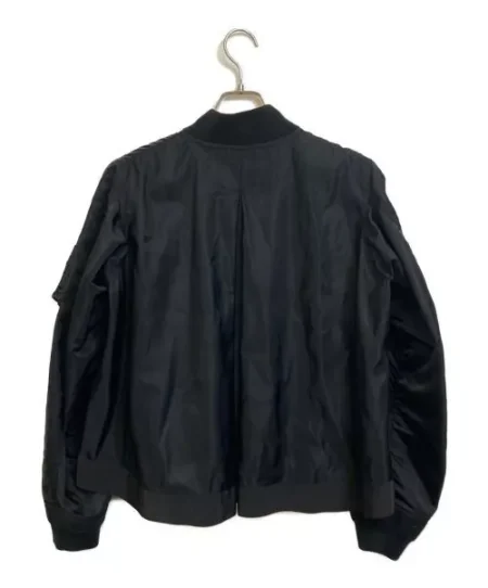 Sacai X Sun Surf Men's Ma-1 Black Flight Jacket.