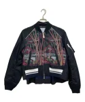 Sacai X Sun Surf Men's Ma-1 Black Flight Jacket