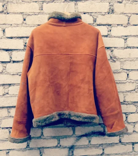 Steals Via Nouvo Pelle B-3 Brown Shearling Jacket.