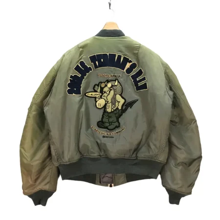 Tedman Devilman Big Logo Ma-1 Flight Jacket