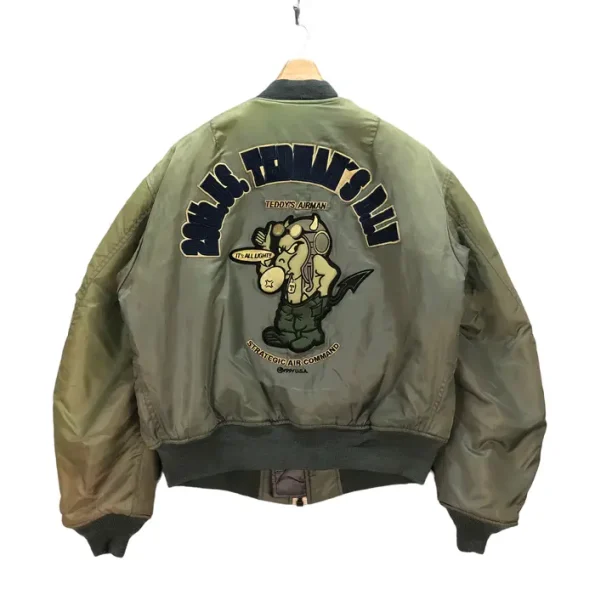 Tedman Devilman Big Logo Ma-1 Flight Jacket