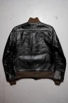 The Real McCoy’s A-1 Flight Black Leather Jacket – Seal Brown
