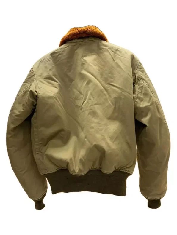 The Real McCoy's B-10 Rough Wear Khaki Flight Jacket.