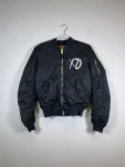 The Weeknd XO Starboy Ma-1 Bomber Alpha Industries Black Jacket