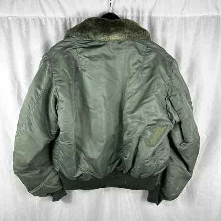 Vietnam War B-15 Army Green Flight Bomber Jacket.