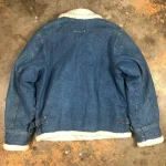Vintage 90s Eagles Ridge Denim Sherpa B-3 Flight Jacket