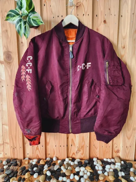 Vintage Alpha Industries Reversible Ma-1 Flight Jacket.
