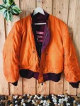 Vintage Alpha Industries Reversible Ma-1 Flight Jacket