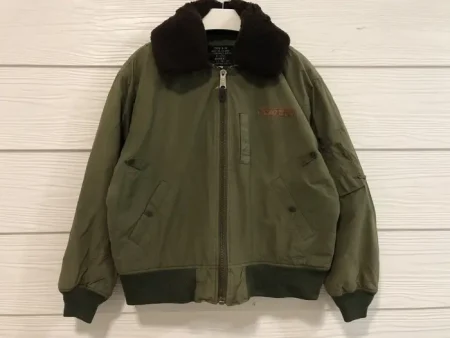 Vintage Avirex B-15 Quilted Green Bomber Jacket
