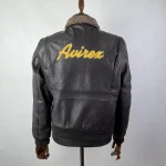 Vintage Avirex Charlie B-2 Leather Bomber Aviator Jacket