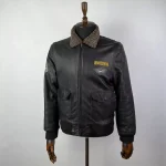 Vintage Avirex Charlie B-2 Leather Bomber Aviator Jacket