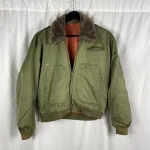 Vintage Bring Back Souvenir B-15 Green Flight Jacket