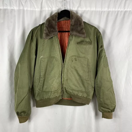 Vintage Bring Back Souvenir B-15 Green Flight Jacket