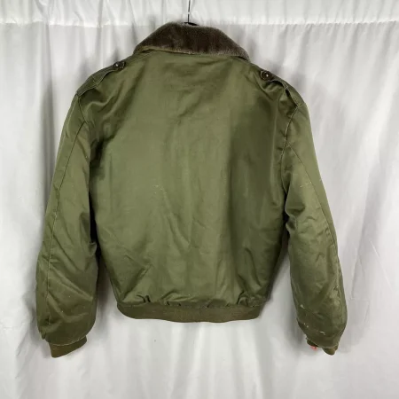 Vintage Bring Back Souvenir B-15 Green Flight Jacket.