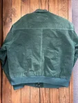 Vintage Green Suede A-2 Bomber Jacket