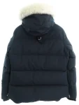 Women’s Moose Knuckles Navy Blue Parka Military Jacket