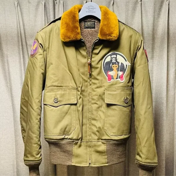 toys mccoy b-10 custom brown flight jacket