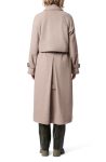 Bernardo Belted Wool Blend Melton Coat
