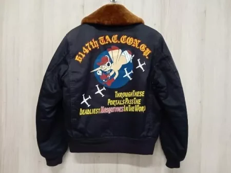 Buzz Ricksons B-15 Dark Navy Flight Jacket.
