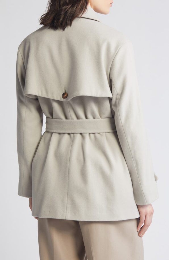 Fleurette Sonny Wool Trench Coat.