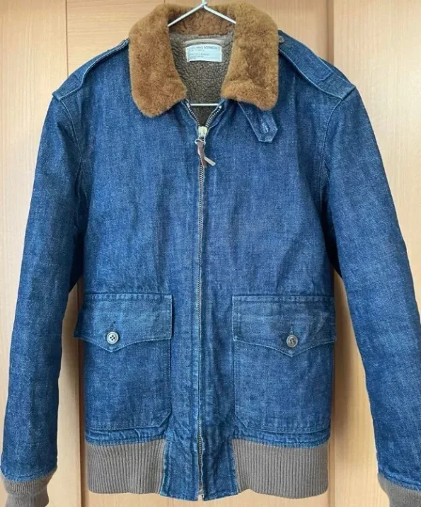 Fullcount Denim Fabric G-1 Flight Jacket