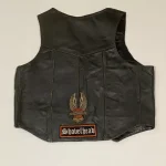 Harley Davidson Men’s Biker Motorcycle Black Leather Vest