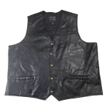 Harley Davidson Wild Hogs Motorcycle Black Leather Biker Vest